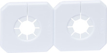 Täckbricka Vit Ø12 mm 2-pack Gelia